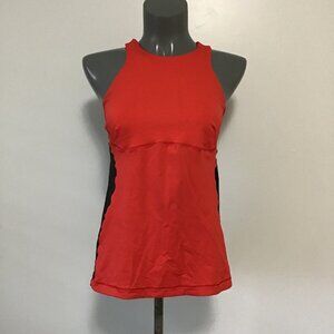 Lululemon Spin It To Win It Tank Love Red/Deep Coal Size 8